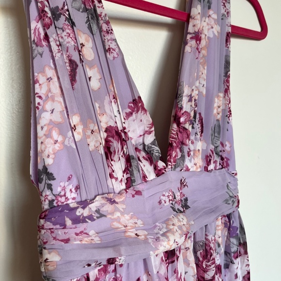 NWT Lavender Roses Flowy Maxi Dress - Picture 9 of 12